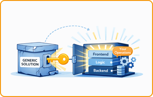 Our custom software development