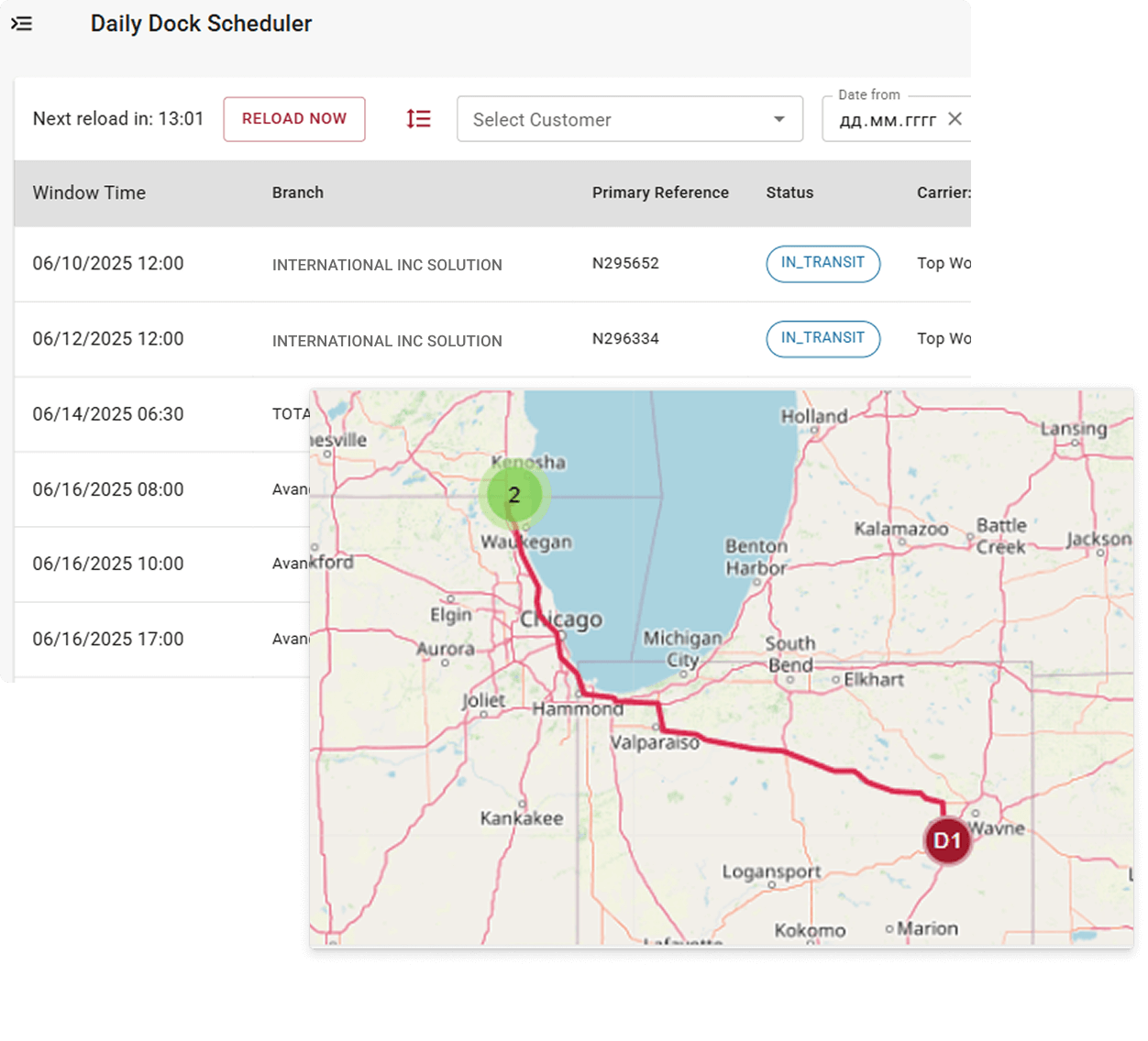 Automated Scheduling and Dispatch