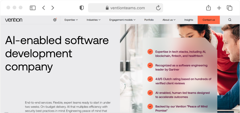 Vention Screenshot