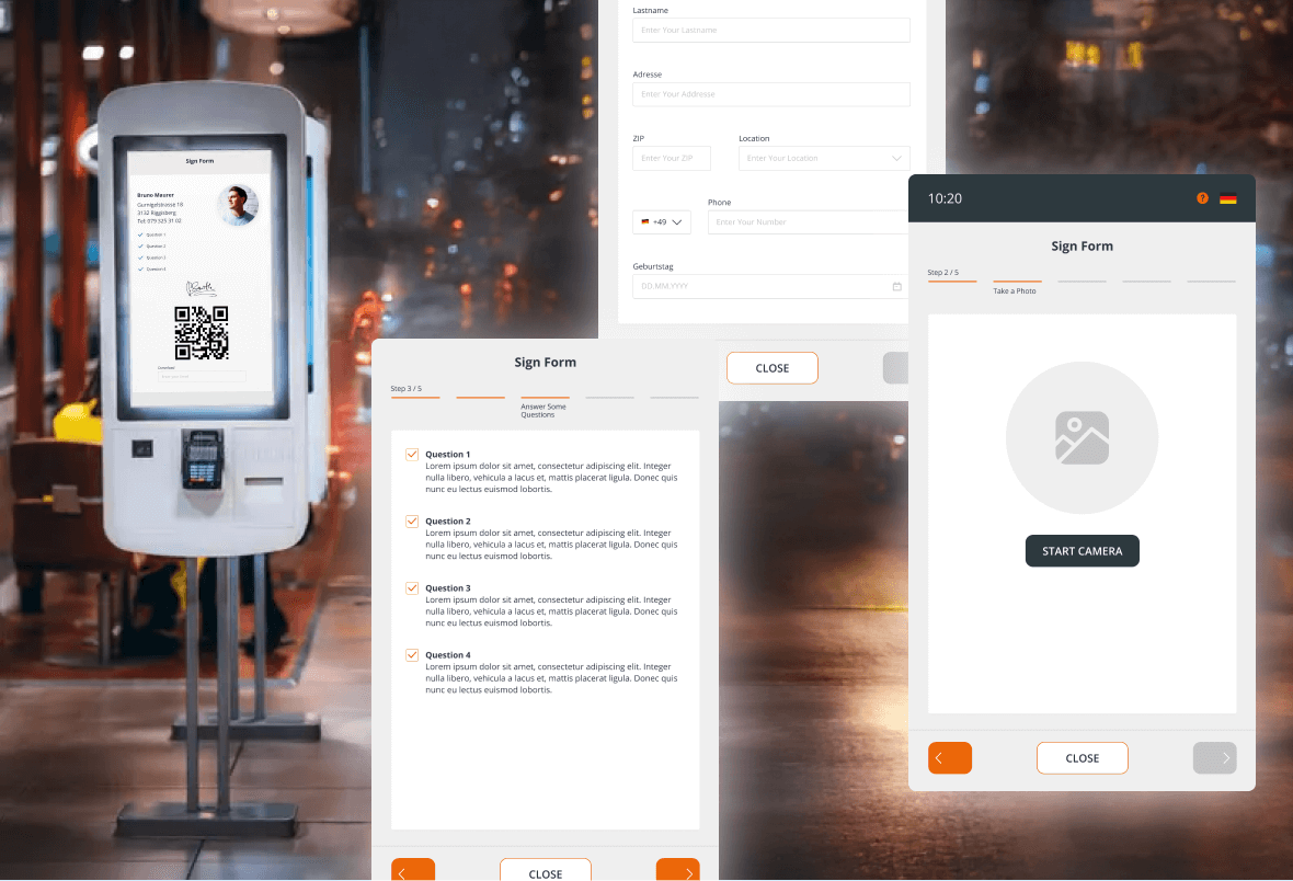 Kiosk Registration System with Certificate Printing & QR Code Verification | Case Study