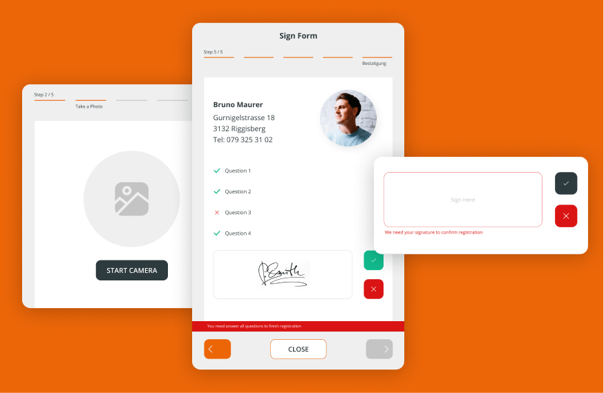 Kiosk Registration System with Certificate Printing & QR Code Verification | Case Study screenshot 3