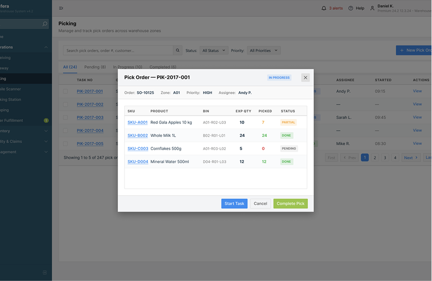 Legacy .NET Modernization to a Custom Warehouse Management System screenshot 5