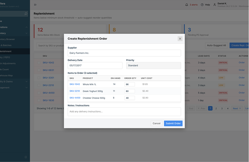 Legacy .NET Modernization to a Custom Warehouse Management System screenshot 8