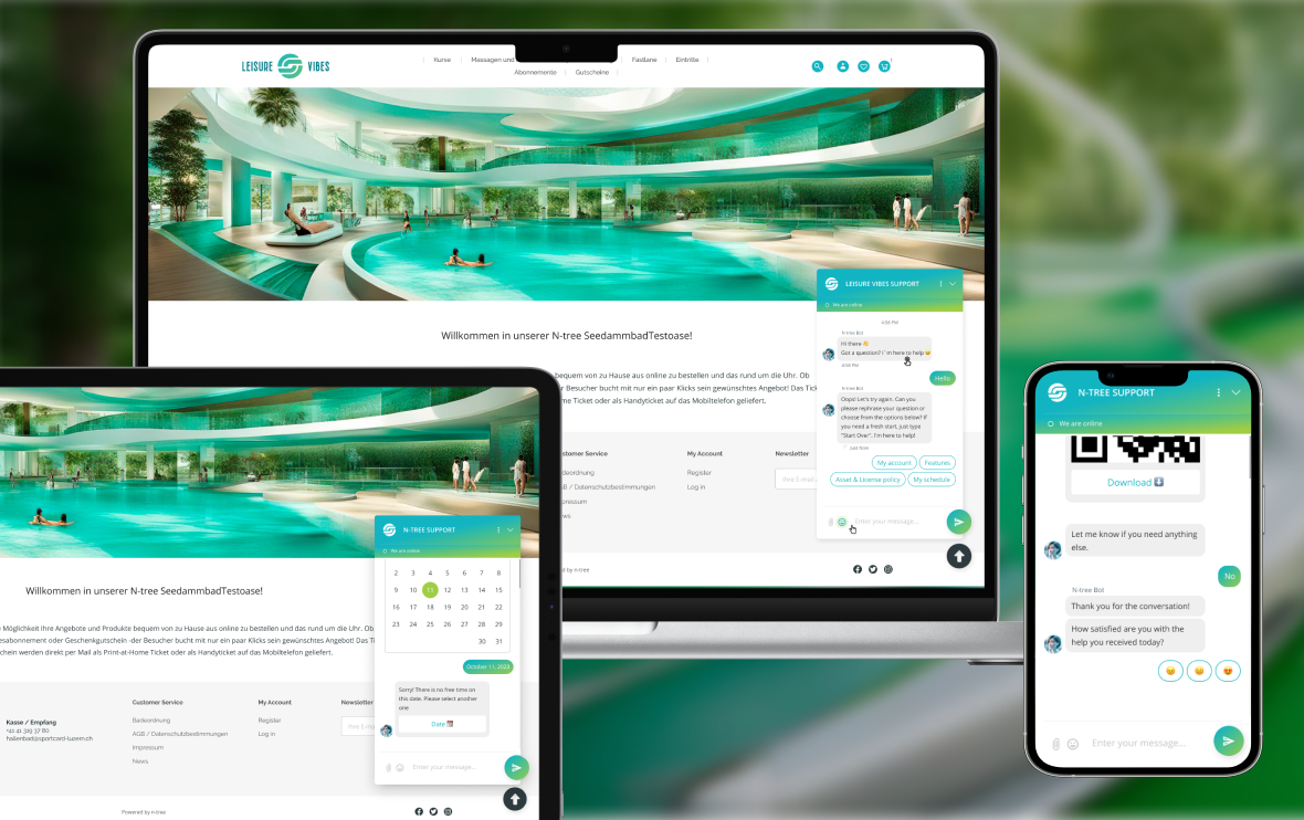AI Sales Chatbot for Ecommerce and Reservation Systems: In-Chat Booking for Hotels and Spas