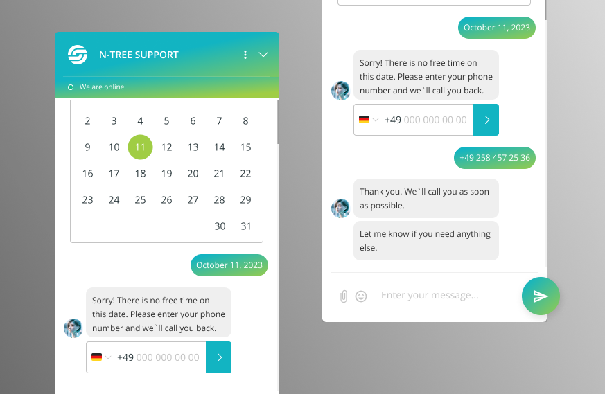 AI Sales Chatbot for Ecommerce and Reservation Systems: In-Chat Booking for Hotels and Spas screenshot 5