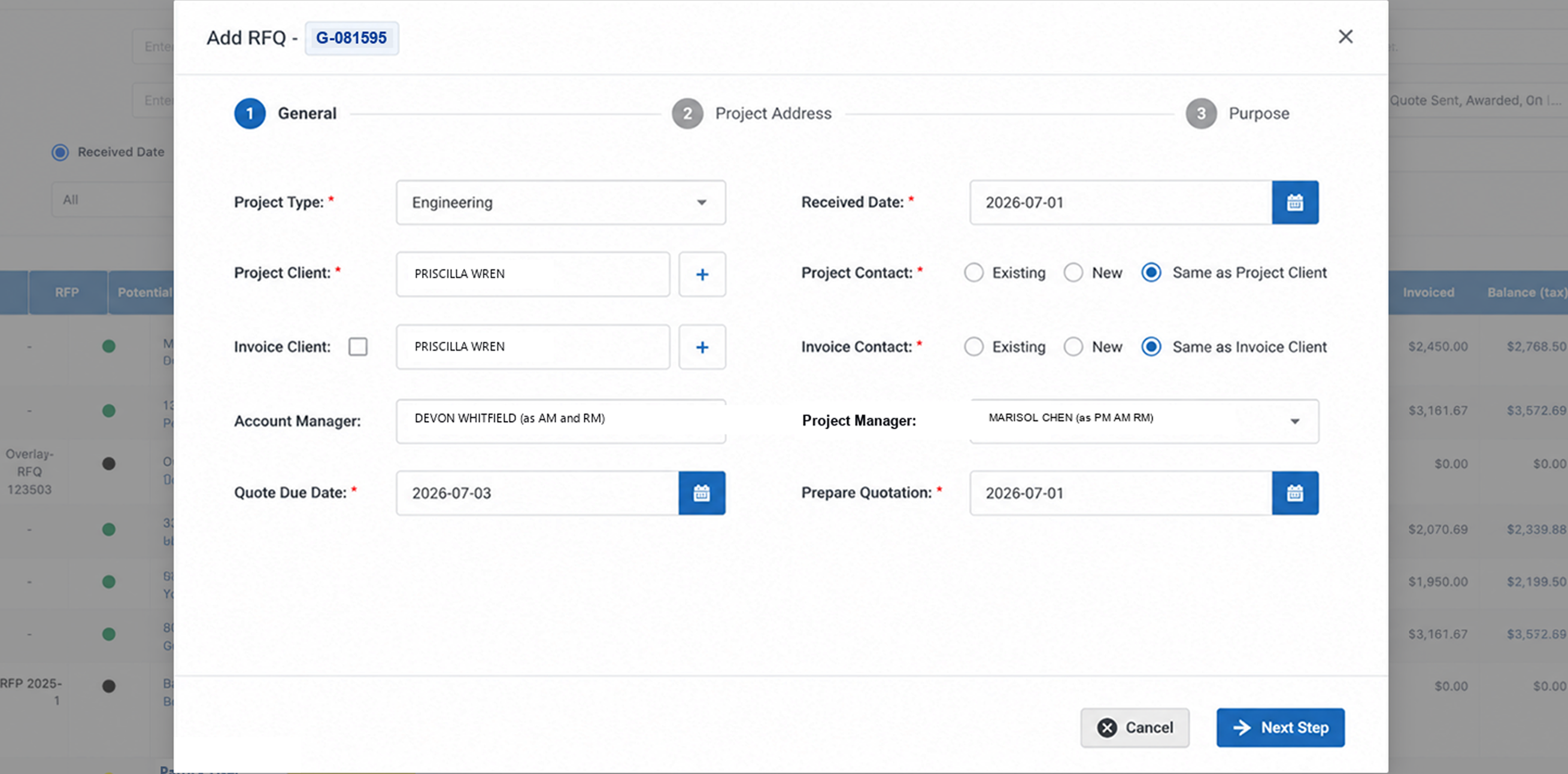 Legacy ASP.NET modernization for a land-surveying ERP screenshot 4